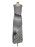 Milano Stripes Gray Casual Dress Size M - photo 2