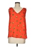 Alice Blue 100% Polyester Orange Sleeveless Blouse Size M - photo 1