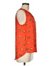 Alice Blue 100% Polyester Orange Sleeveless Blouse Size M - photo 4