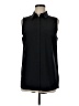 Athleta Black Sleeveless Button-Down Shirt Size M - photo 1