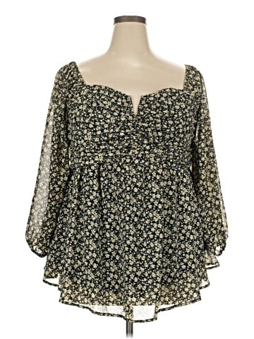 Arula 3/4 Sleeve Blouse (view 1)
