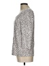 Elle Animal Print Silver 3/4 Sleeve T-Shirt Size L - photo 5