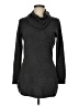 One World 100% Acrylic Gray Turtleneck Sweater Size M - photo 1