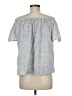 Gap Outlet Gray Short Sleeve Blouse Size M - photo 2