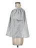 Gap Outlet Gray Short Sleeve Blouse Size M - photo 5