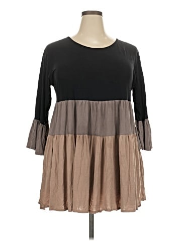 Indigo Soul 3/4 Sleeve Top (view 1)