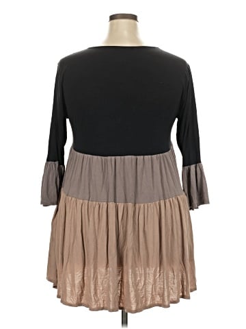 Indigo Soul 3/4 Sleeve Top (view 2)