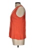 Farinelli 100% Rayon Orange Sleeveless Blouse Size L - photo 5