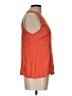 Farinelli 100% Rayon Orange Sleeveless Blouse Size L - photo 4