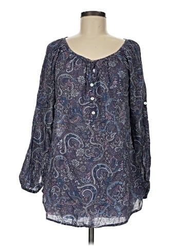 H&M L.O.G.G. 3/4 Sleeve Blouse (view 1)