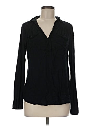 DKNY Jeans Long Sleeve Blouse (view 1)