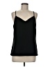 Banana Republic 100% Polyester Black Tank Top Size Med Petite - photo 1