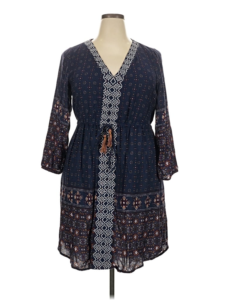 Pre-owned Knox Rose Casual Dress In Blue