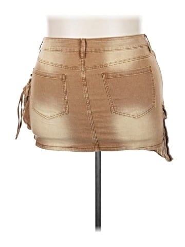 Fashion Nova Denim Skirt (view 2)
