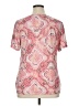 JM Collection Pink Short Sleeve Blouse Size XL - photo 2