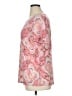 JM Collection Pink Short Sleeve Blouse Size XL - photo 5