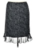 Pride & Joy Animal Print Silver Casual Skirt Size 14W - photo 2