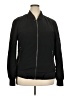 Mango Solid Black Jacket Size XXL - photo 1