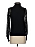 Marled Black Turtleneck Sweater Size S - photo 1