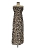 Monteau 100% Polyester Animal Print Brown Casual Dress Size M - photo 1