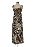 Monteau 100% Polyester Animal Print Brown Casual Dress Size M - photo 2