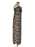Monteau 100% Polyester Animal Print Brown Casual Dress Size M - photo 4