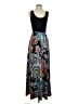 Assorted Brands Paisley Black Casual Dress Size S - photo 1