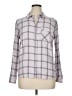 Eddie Bauer 100% Rayon Plaid Gray Long Sleeve Button-Down Shirt Size XL - photo 1