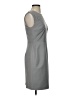 Tahari Solid Gray Cocktail Dress Size 2 - photo 4