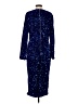 Assorted Brands 100% Polyester Stars Blue Cocktail Dress Size P (petite) - photo 2