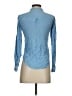A'gaci 100% Rayon Blue Long Sleeve Blouse Size S - photo 2