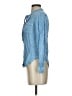 A'gaci 100% Rayon Blue Long Sleeve Blouse Size S - photo 5
