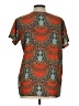 Almost Famous Orange Short Sleeve Blouse Size 12 - photo 2