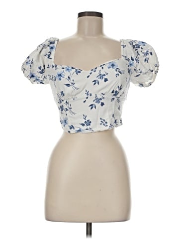 Hollister Short Sleeve Blouse (view 1)