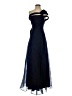JS Collections 100% Polyester Blue Cocktail Dress Size 0 - photo 1