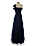 JS Collections 100% Polyester Blue Cocktail Dress Size 0 - photo 2