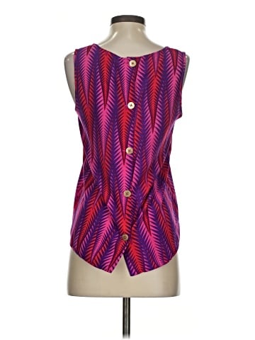 Macbeth Collection by Margaret Josephs Sleeveless Blouse (view 2)