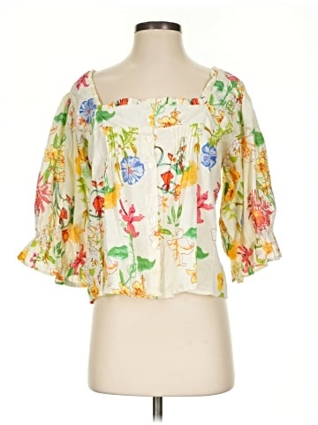 Laura Ashley 3/4 Sleeve Blouse (view 1)