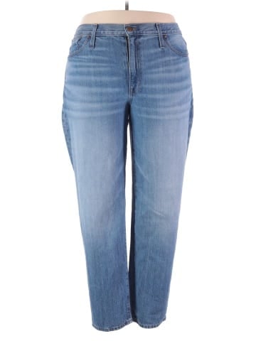 Madewell The Slouchy Boyjean in Rosewell Wash (view 1)