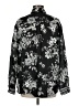 Johnny Was 100% Silk Floral Black Long Sleeve Silk Top Size M - photo 2
