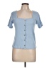 Threads 4 Thought Blue Short Sleeve Top Size L - photo 1