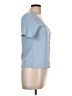 Threads 4 Thought Blue Short Sleeve Top Size L - photo 4