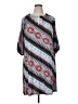 Avenue Print Blue Casual Dress Size 14 Plus - photo 1