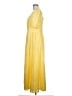 CeCe 100% Polyester Solid Yellow Casual Dress Size L - photo 5