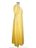 CeCe 100% Polyester Solid Yellow Casual Dress Size L - photo 4