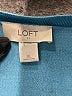 Ann Taylor LOFT Outlet 100% Cotton Teal Pullover Sweater Size XL - photo 7