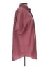 Chaps Burgundy Short Sleeve Button-Down Shirt Size L - photo 4