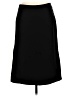 H&M 100% Polyester Solid Black Formal Skirt Size 8 - photo 1