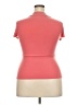 Lyaner Pink Short Sleeve Top Size 2X - photo 2