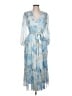 Calvin Klein 100% Polyester Blue Cocktail Dress Size 10 - photo 1